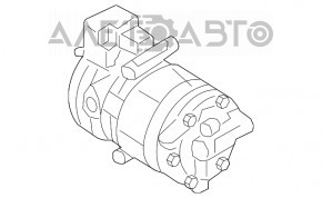 Compresorul de aer condiționat Kia Niro 17-22 HEV