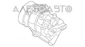 Compresorul de aer condiționat Hyundai Sonata 20- 1.6t, 2.5