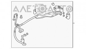 Bobina de aer condiționat încălzitor-condensator Hyundai Santa FE Sport 13-18 2.4