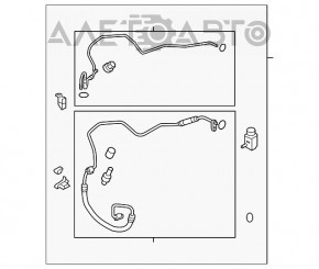 Bobina de aer condiționat a încălzitorului-condensator Hyundai Sonata 11-15 2.0