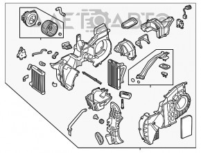 Arzătorul complet pentru Hyundai Santa FE Sport 13-18 tip 2