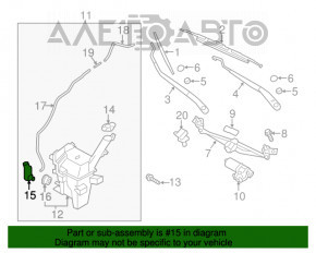 Motor spalator Hyundai Santa FE Sport 13-18 nou original OEM