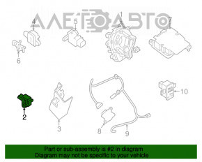 Senzor airbag dreapta spate Nissan Maxima A36 16-