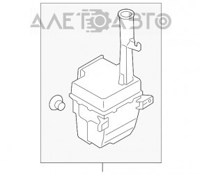 Бачок омывателя Kia Optima 11-15 без крышки и датчика OEM