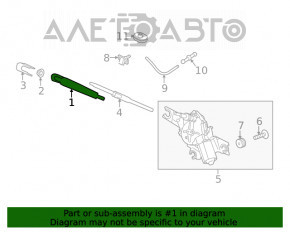 Leash spate pentru Hyundai Santa FE 19- nou OEM KOR