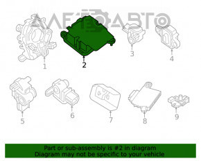 Modulul airbag SRS computer pentru pernele de siguranță Infiniti JX35 QX60 13-