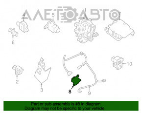 Occupant Sensor Nissan Sentra 13-19