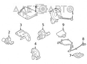 Modul de control al ocupantului Nissan Sentra 20-