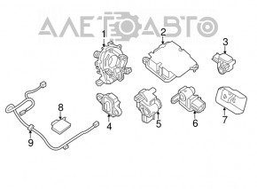 Occupant Sensor Nissan Pathfinder 13-20