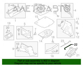 Prelungitor cheie de roată pentru Nissan Versa Note 13-19