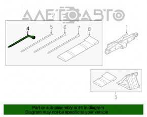 Cheie cu balon și piuliță Infiniti JX35 QX60 13-