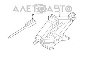 Домкрат Nissan Altima 13-18