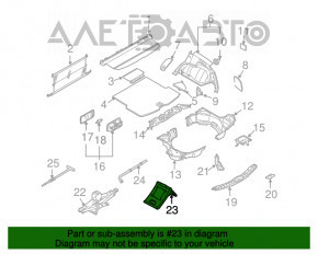 Dispozitiv de blocare a roților pentru Infiniti FX35 FX45 03-08