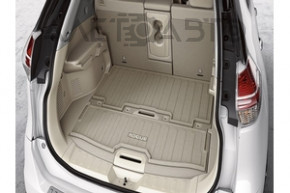 Covor portbagaj Nissan Rogue 14-20, material textil negru, necesita curatare chimica, rupt.