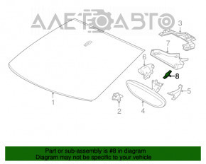 Senzor de ploaie Porsche Cayenne 958 11-17