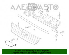 Emblema de pe grila radiatorului Ford Transit Connect MK2 13-