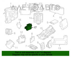 Releul bateriei suplimentare pentru Mercedes CLA 14-19