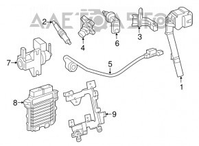 Supapa solenoidă de admisie pentru Mercedes GLC 16-22