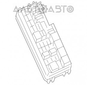 Blocul de siguranțe din spatele Mercedes X164 GL W164 ML W251 R