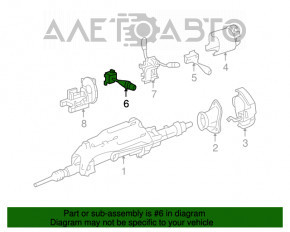 Comutatorul de sub volan stânga MERCEDES W164 ML 06-11