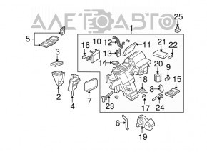 Motorul ventilatorului de încălzire Mercedes X164 GL W164 ML W251 R