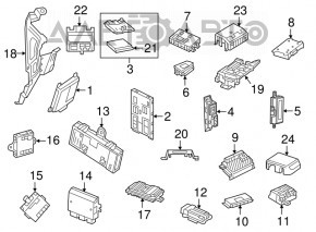 HEADLIGHT RANGE ADJUSTER CONTROL MODULE Mercedes CLA 14-19