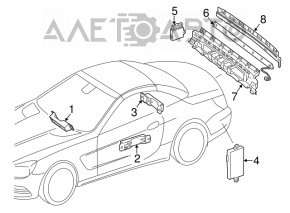 Antena keyless pentru Infiniti QX30 17-