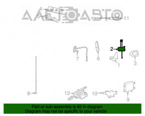 Corpul antenei aripioare Mercedes CLA 14-19