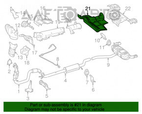 Protecție pentru bara de protecție spate pentru Infiniti QX30 17-