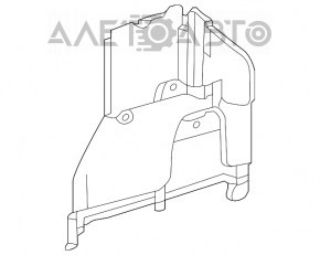 Capacul bateriei Infiniti QX30 17- plastic nou OEM original