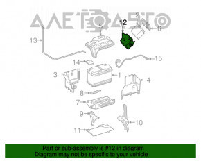 Corpul bateriei suplimentare Mercedes GLA 16-20