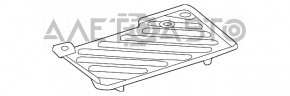 Palet pentru baterie Infiniti QX30 17- plastic nou OEM original