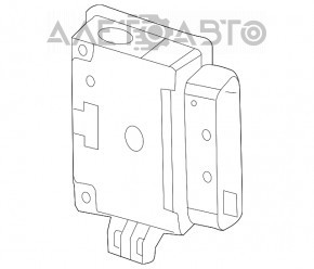 ELECTRONIC PARKING BRAKE MODULE CONTROL Infiniti QX30 17-