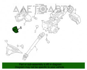 Grupul de contact al blocării de aprindere Ford Ecosport 18-20