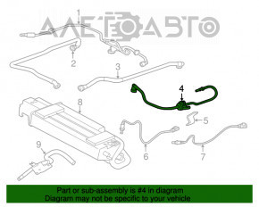 Ventil de purjare a vaporilor de combustibil Jaguar F-Pace X761 17- AJ126, AJ133