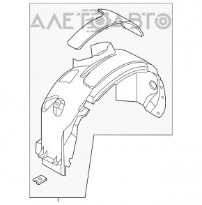 Aripa fata dreapta Ford Focus mk3 11-18