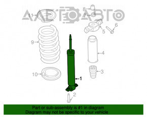 Amortizor spate stânga Ford Edge 15- 2.0T fwd