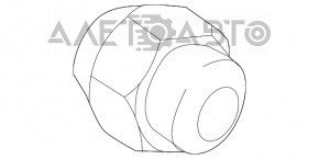 Piuliță roată d21 M12x1.5 Mazda CX-5 17- nou original OEM