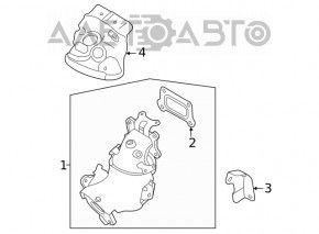 Colectorul de evacuare cu catalizator pentru Nissan Rogue 2021 2.5