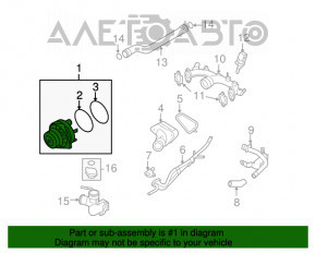 Pompa de apă Infiniti Q50 14-15 3.7 nou OEM original