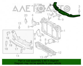 Планка телевизора верхняя Mazda 3 14-18 BM новый OEM оригинал