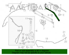 Leash spate dreapta Ford Explorer 16-19