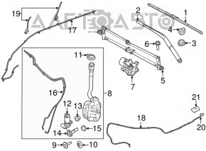 Leash spate dreapta Ford Explorer 16-19