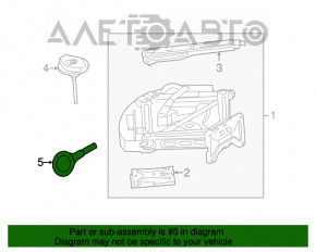 Буксировочный крюк Ford Explorer 11-15