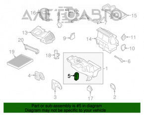 Supapa de încălzire a aerului condiționat pentru Ford Flex 09-19