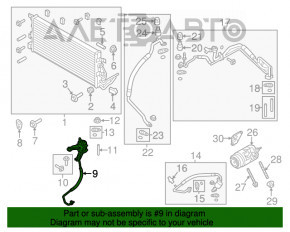 Tubulatura cu uscator pentru aer conditionat Ford Explorer 12-15 sport