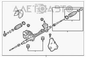 Bară de direcție Ford Explorer 11-15 pre-restilizare