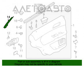 Capac usa interioara spate dreapta Ford Explorer 11-19