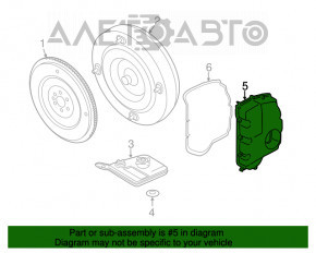 Поддон акпп масляный Ford Fusion mk5 13-20