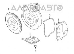 Paletă ulei cutie de viteze automată Ford Fusion mk5 13-20